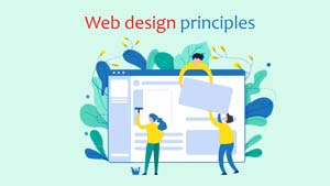 a vector image of web designing