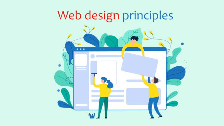 a vector image of web designing